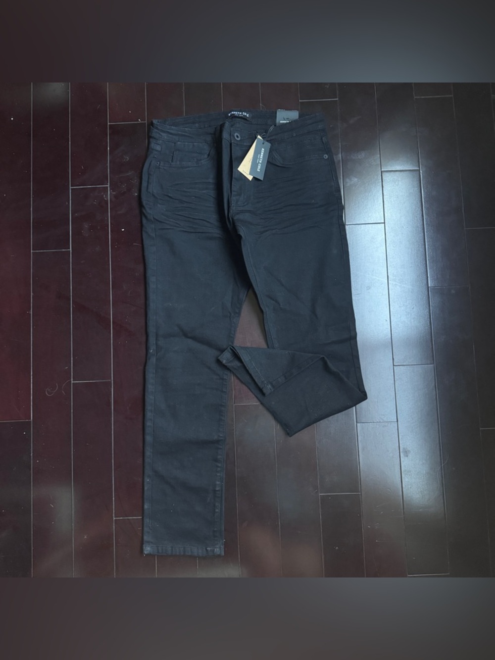 Kenneth Cole Men's Slim Jeans in Black